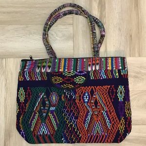 Colorful Mexican tote.
